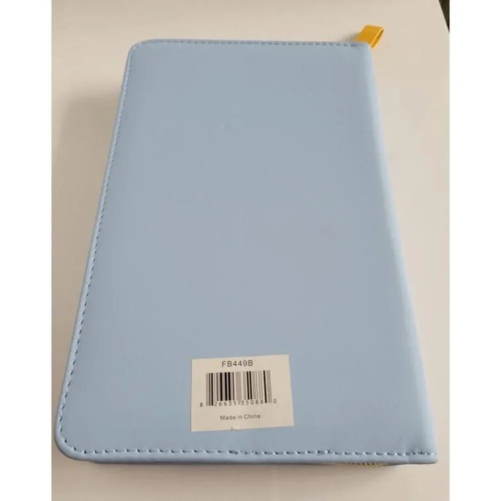 Padded Blue Zip Notes Journal - Picture 15 of 16